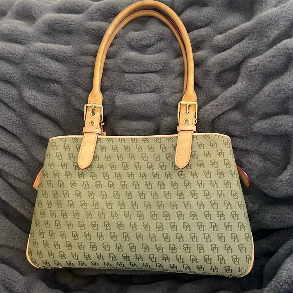 DOONEY & BOURKE Signature BUCKLE SATCHEL HANDBAG - Vintage